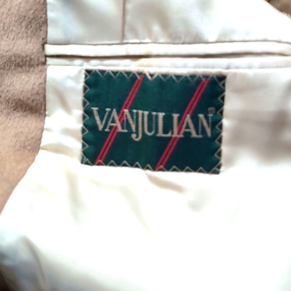Van Julian Wool  Fully Lined Camel Color Sports Jacket / Blazer - Size 40R - Picture 8 of 9